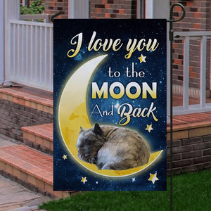 Cairn Terrier I Love You To The Moon And Back Garden Flag