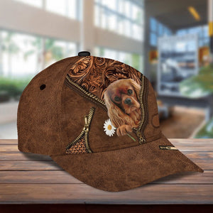 Cavalier King Charles Spaniel02 Holding Daisy Unisex Cap