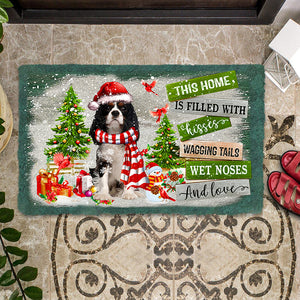 This Home Is Filled With Kisses/Cavalier King Charles Spaniel Doormat