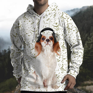 Great Music With Cavalier King Charles Spaniel Unisex Hoodie