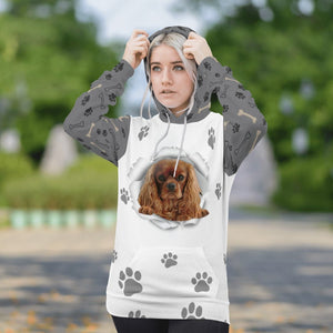 Cavalier King Charles Spaniel-Paw Dog Unisex Hoodie