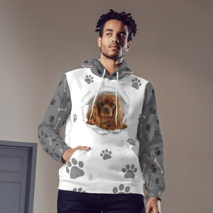 Cavalier King Charles Spaniel-Paw Dog Unisex Hoodie