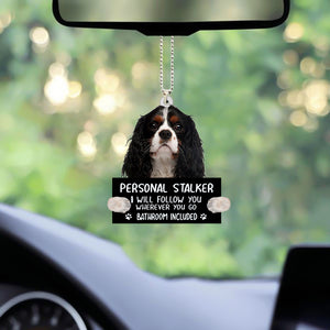 Cavalier King Charles Spaniel02 Personal Stalker Car Hanging Ornament