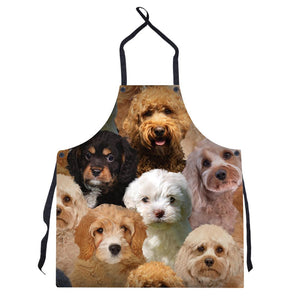 A Bunch Of Cavapoos Apron/Great Gift Idea For Christmas