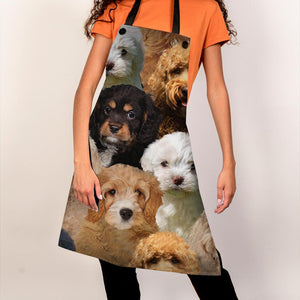 A Bunch Of Cavapoos Apron/Great Gift Idea For Christmas