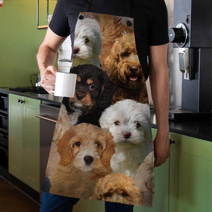 A Bunch Of Cavapoos Apron/Great Gift Idea For Christmas