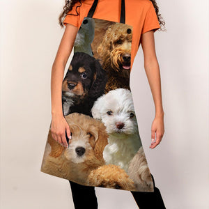A Bunch Of Cavapoos Apron/Great Gift Idea For Christmas
