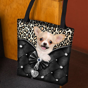 2022 New Release Chihuahua All Over Printed Tote Bag