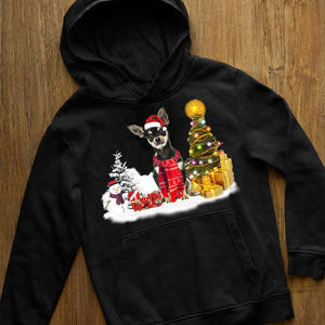 Unisex Merry Christmas Chihuahua01 Hoodie