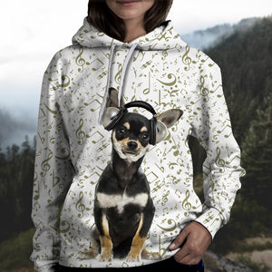 Great Music With Chihuahua Unisex Hoodie