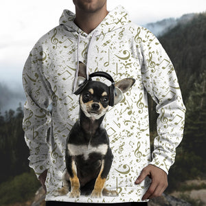 Great Music With Chihuahua Unisex Hoodie
