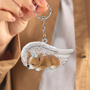 Chihuahua Sleeping Angel - Forever In My Heart Acrylic Keychain