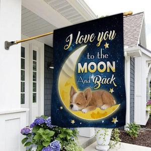 Chihuahua I Love You To The Moon And Back Garden Flag