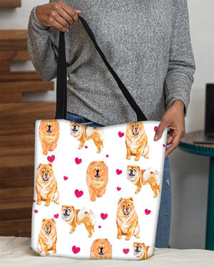 Cute Chow Chow Tote Bag