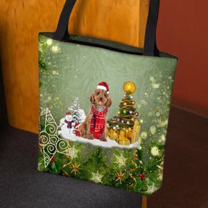 Cockapoo Merry Christmas Tote Bag