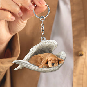 Cocker Spaniel02 Sleeping Angel Acrylic Keychain