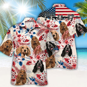 Cocker Spaniel Hawaiian Shirt