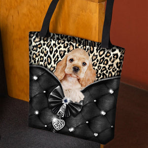2022 New Release Cocker Spaniel All Over Printed Tote Bag