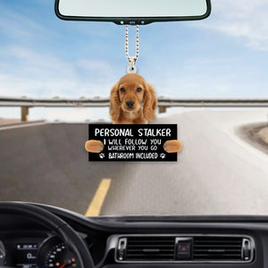 Cocker Spaniel023 Personal Stalker Car Hanging Ornament
