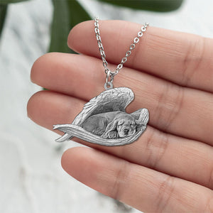 Cocker Spaniel02 Sleeping Angel Necklace