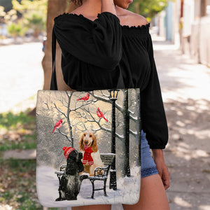 Cocker Spaniel Hello Christmas/Winter/New Year Tote Bag