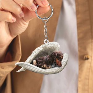 Cocker spaniel 3 Sleeping Angel Acrylic Keychain