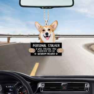 Corgi Personal Stalker Car Hanging Ornament