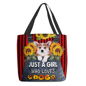 Corgi-Just A Girl Who Loves Dog Tote Bag