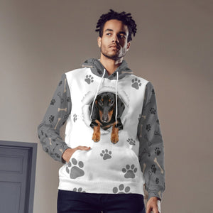 Dachshund 3-Paw Dog Unisex Hoodie
