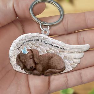 Dachshund Sleeping Angel - Forever In My Heart Acrylic Keychain