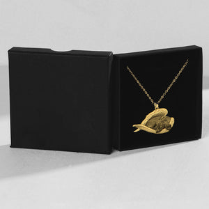 Dachshund02 Sleeping Angel Necklace