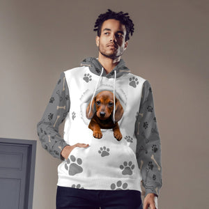 Dachshund 2-Paw Dog Unisex Hoodie