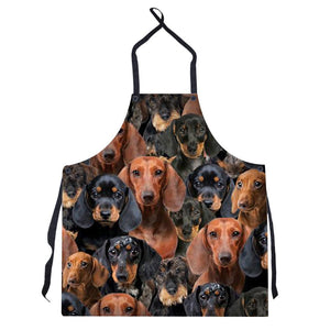 A Bunch Of Dachshunds Apron/Great Gift Idea For Christmas