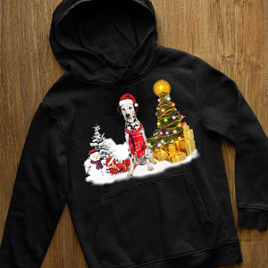 Unisex Merry Christmas Dalmatian Hoodie