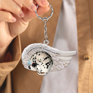 Dalmatian Sleeping Angel - Forever In My Heart Acrylic Keychain