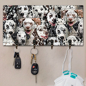 A Bunch Of Dalmatians Key Hanger