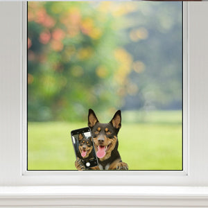 Do You Like My Selfie - Australian Kelpie Car/ Door/ Fridge/ Laptop Sticker V1