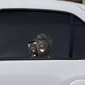 Do You Like My Selfie - Black Russian Terrier Car/ Door/ Fridge/ Laptop Sticker V1