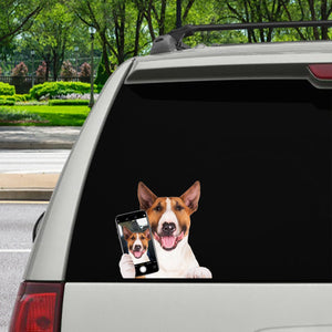 Do You Like My Selfie - Bull Terrier Car/ Door/ Fridge/ Laptop Sticker V1