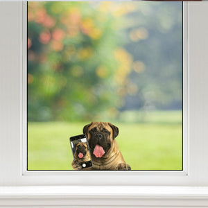 Do You Like My Selfie - Bullmastiff Car/ Door/ Fridge/ Laptop Sticker V1