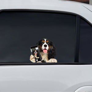 Do You Like My Selfie - Cavalier King Charles Spaniel Car/ Door/ Fridge/ Laptop Sticker V1