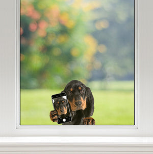 Do You Like My Selfie - Coonhound Car/ Door/ Fridge/ Laptop Sticker V1