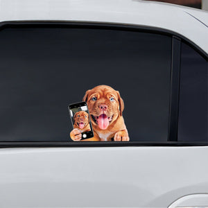Do You Like My Selfie - Dogue De Bordeaux Car/ Door/ Fridge/ Laptop Sticker V1