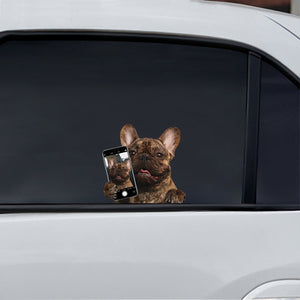 Do You Like My Selfie - French Bulldog Car/ Door/ Fridge/ Laptop Sticker V1