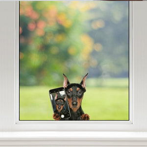 Do You Like My Selfie - German Pinscher Car/ Door/ Fridge/ Laptop Sticker V1