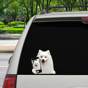 Do You Like My Selfie - Japanese Spitz Car/ Door/ Fridge/ Laptop Sticker V1