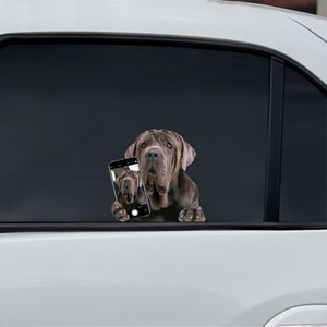 Do You Like My Selfie - Neapolitan Mastiff Car/ Door/ Fridge/ Laptop Sticker V1