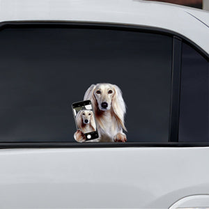 Do You Like My Selfie - Saluki Car/ Door/ Fridge/ Laptop Sticker V1