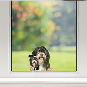 Do You Like My Selfie - Tibetan Terrier Car/ Door/ Fridge/ Laptop Sticker V1