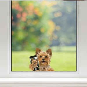 Do You Like My Selfie - Yorkshire Terrier Car/ Door/ Fridge/ Laptop Sticker V1